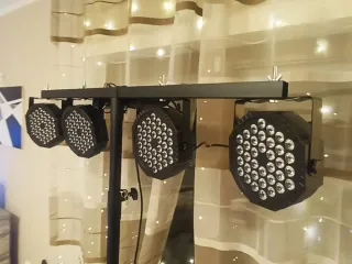Stativo + 4 luci LED 36W Natale discoteca