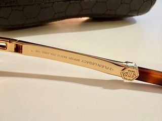 Occhiali da sole da uomo Philipp Plein marrone/oro