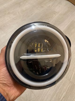 Faro LED Moto Universal Redondo