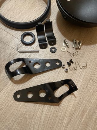 Faro LED Moto Universal Redondo