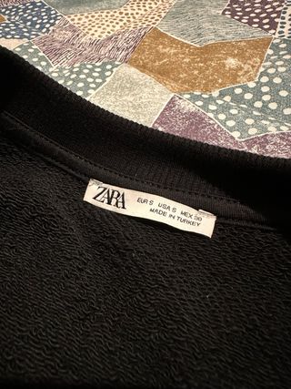 Felpa Zara Uomo Nera Taglia S