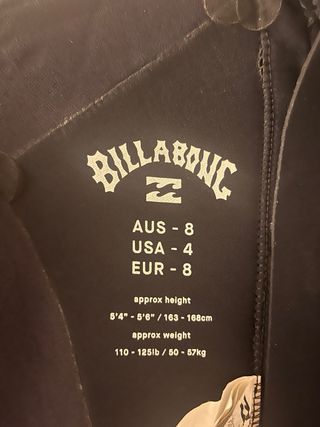 Neopreno Billabong mujer