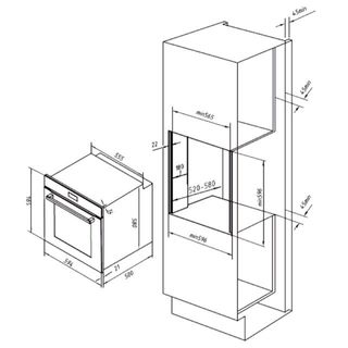 Horno Integrable  Bolero Hexa M226000 Inox A