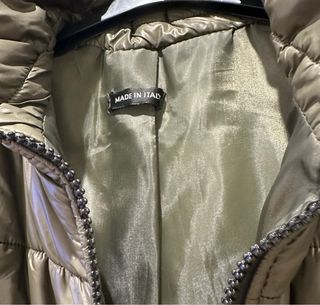 Chaleco acolchado verde caqui