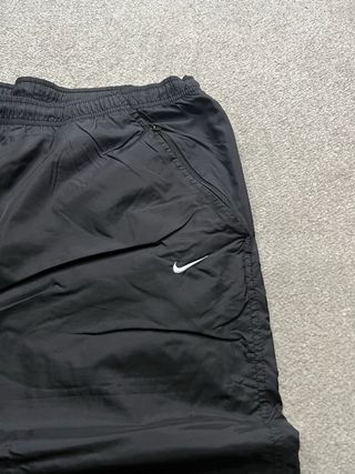 Pantalón Ancho de Chándal Nike Negro