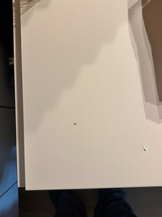 Tavolo pieghevole con cassetti in legno