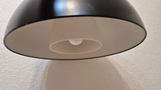 Lámpara de techo negra colgante