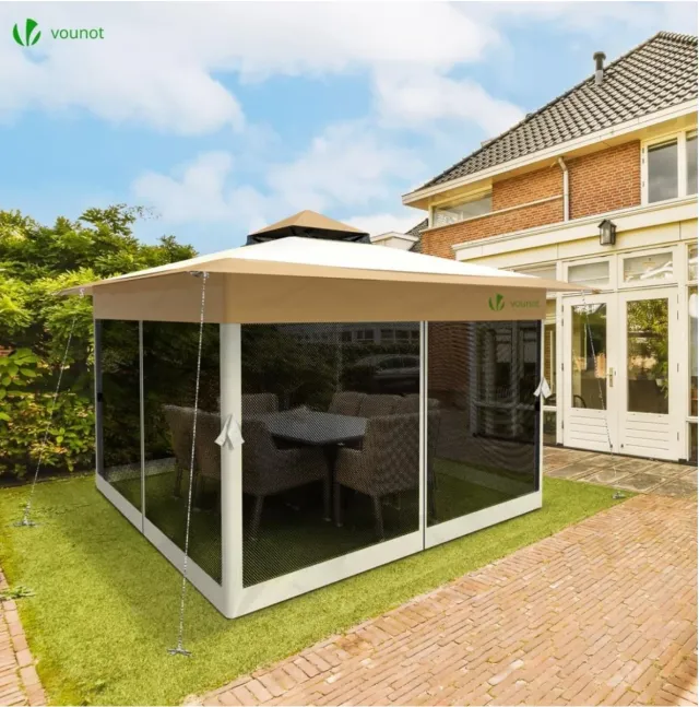 Carpa Plegable VOUNOT 3.6x3.6m con Mosquitera