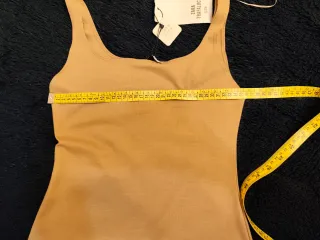 Vestido Zara tirantes beige Talla M