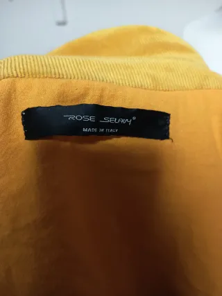 Giacca Gialla Velluto a Coste Donna