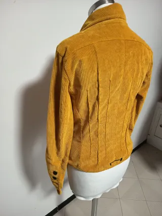 Giacca Gialla Velluto a Coste Donna