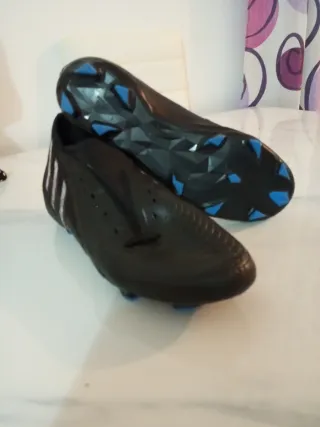 Zapatillas Adidas Fútbol Hombre Negras