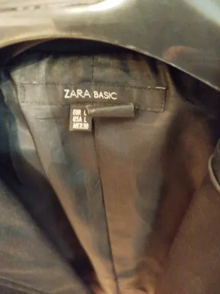 Americana blazer mujer Zara negra, la talla S