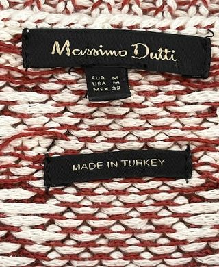 Rebeca larga geométrica  Massimo Dutti