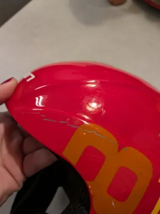 Casco de esquí infantil Elan rojo