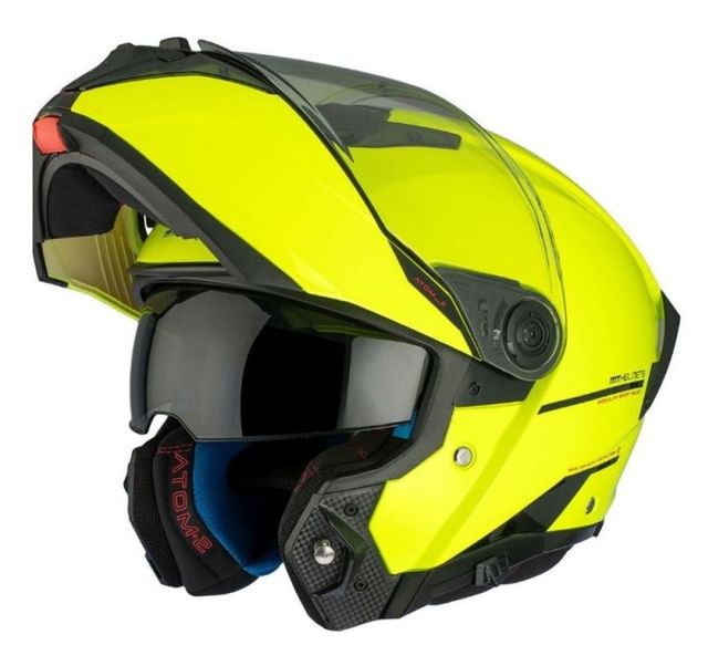 Casco MT Atom 2 SV Amarillo Fluor