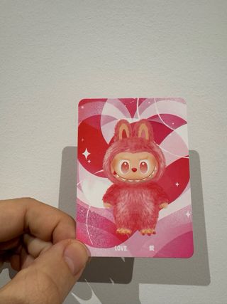 Labubu Love Peluche Rosa