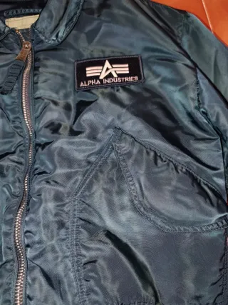 Chaqueta Alpha Industries CW45P Azul/Verde 80'90'