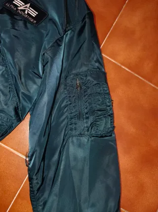 Chaqueta Alpha Industries CW45P Azul/Verde 80'90'
