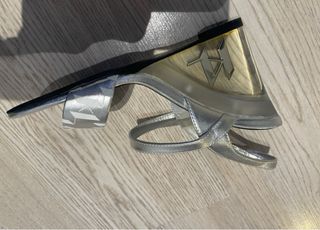 Sandalias Karl Lagerfeld Plata/Blanco