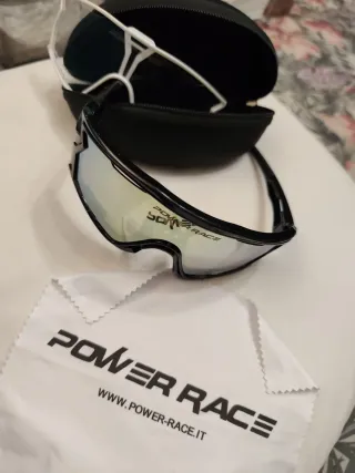 Gafas deportivas Power Race: esquí y ciclismo.