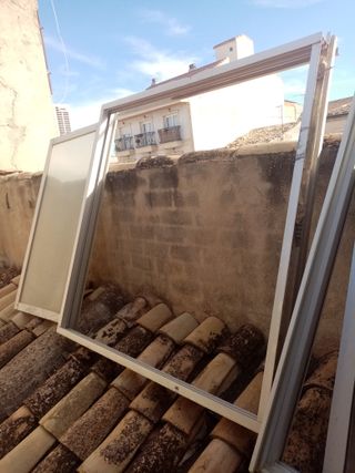 2 Ventanas Aluminio 1,45 x 1,45