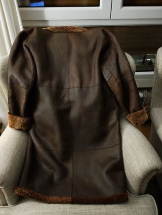 Abrigo Piel Reversible Mujer Marrón