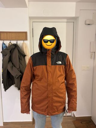 The North Face Abrigo Naranja y Negro