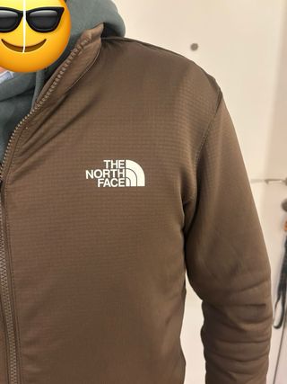 The North Face Abrigo Naranja y Negro