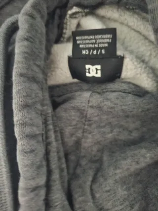 Felpa DC Shoes Grigia con Cappuccio