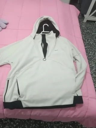 Sudadera con capucha y cremallera mujer