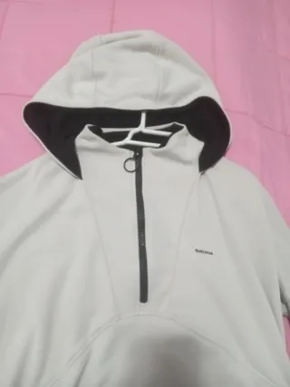 Sudadera con capucha y cremallera mujer