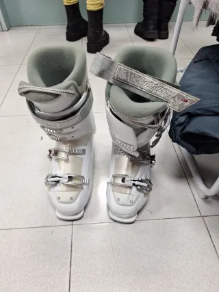 Botas de esquí Wedze blancas