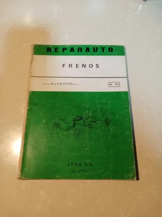 Manual de reparaciones de frenos de coches antiguo