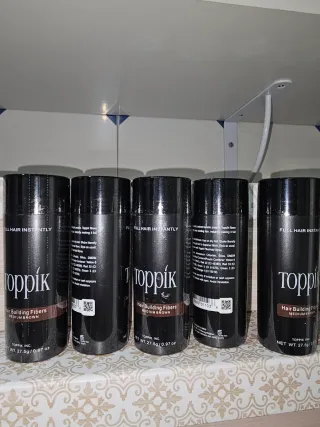 Lote 5 Toppik Fibras Capilares Marrón