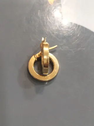 Pendientes Aro Oro Unisex Nuevos