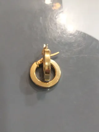 Pendientes Aro Oro Unisex Nuevos