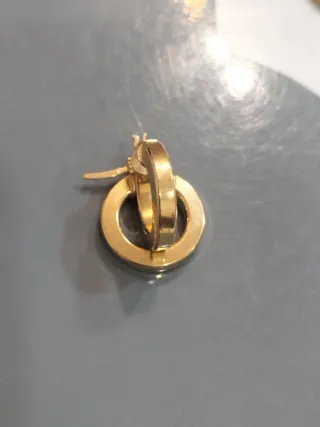Pendientes Aro Oro Unisex Nuevos