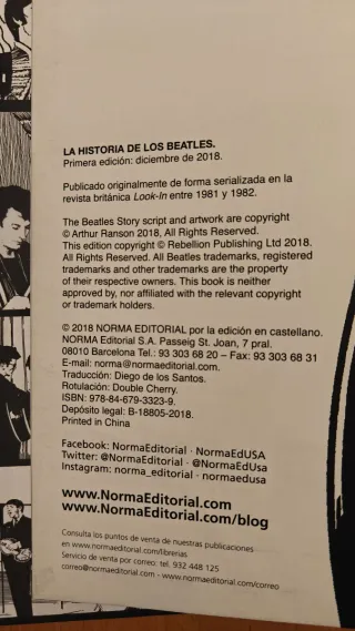 LA HISTORIA DE LOS BEATLES . 1EDICIÓN BOLSA REGALO