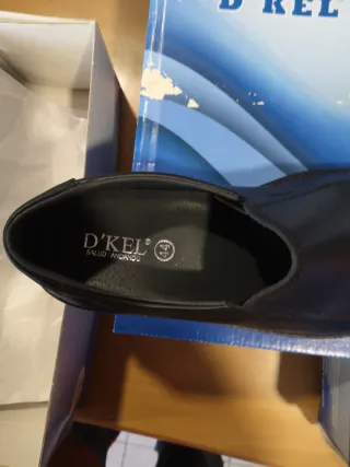 Zapatos Sanitarios D'KEL Piel Negro pack 12 par