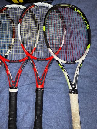 Lote 4 Raquetas Tenis/Frontenis + Mochila