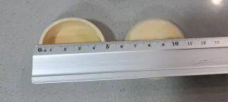 Mini ciotole in legno con cucchiai (9 pz)