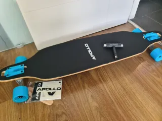 Longboard Apolo Negro y Azul