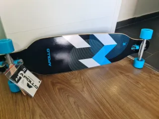 Longboard Apolo Negro y Azul