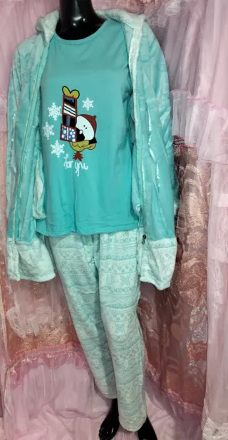 Pijama invierno 3 piezas nuevo