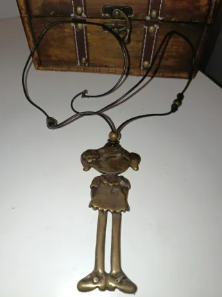 Collar Jollas azul y plata