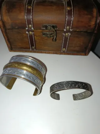 Collar Jollas azul y plata