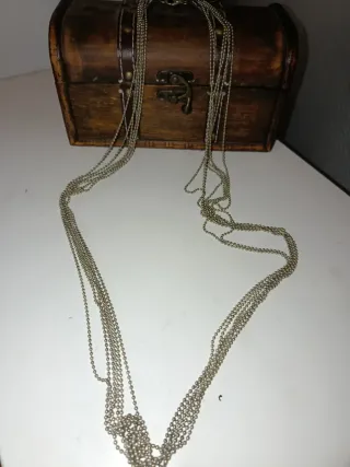 Collar Jollas azul y plata