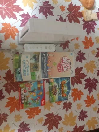 Nintendo Wii + 4 Juegos