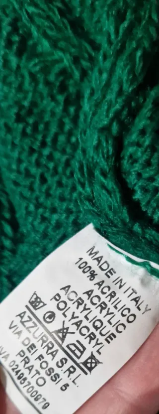 Vestito donna invernale verde